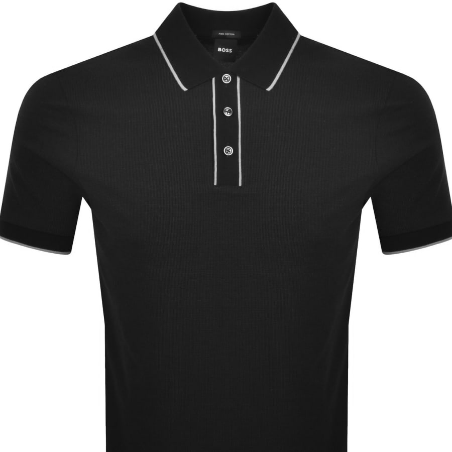 Image number 2 for BOSS H Parlay 81 Polo Black