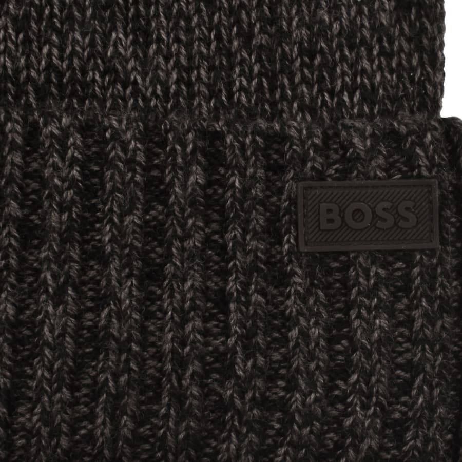 Image number 3 for BOSS Frosty Beanie Brown