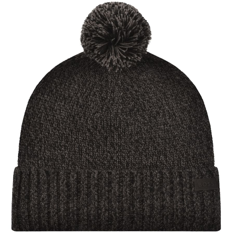 Image number 1 for BOSS Frosty Beanie Brown