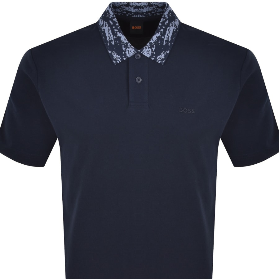 Image number 2 for BOSS Pe BalticCollar Polo T Shirt Navy