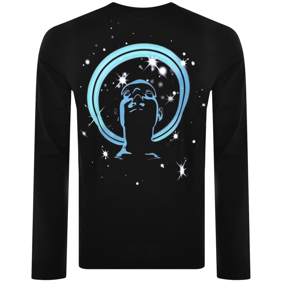Image number 4 for HUGO Blue Norostee T Shirt Black