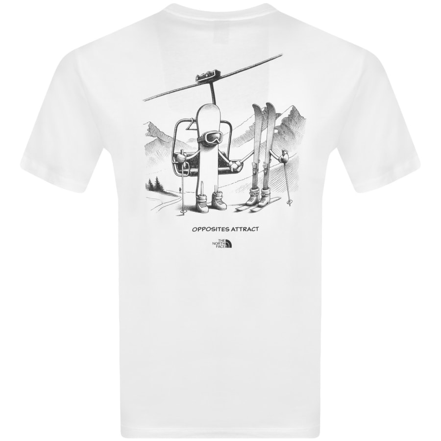 Image number 5 for The North Face Opposites Attract T Shirt White