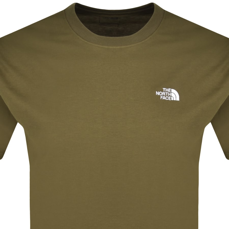 Image number 2 for The North Face Evolution Simple T Shirt Green