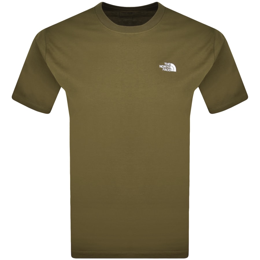 Image number 1 for The North Face Evolution Simple T Shirt Green