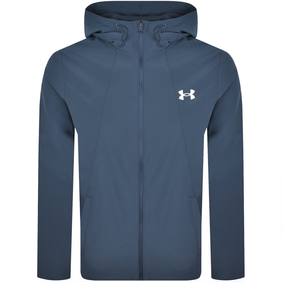 Image number 2 for Under Armour Tech Sport Jacket Navy