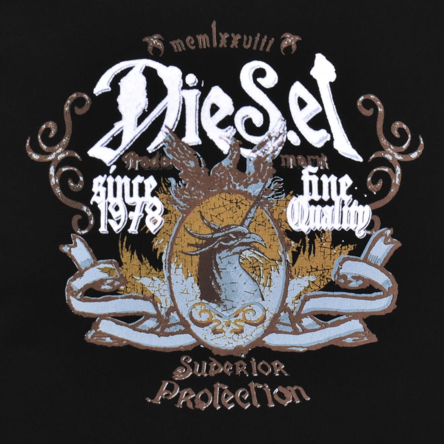 Image number 3 for Diesel T Adjust AA10 T Shirt Black