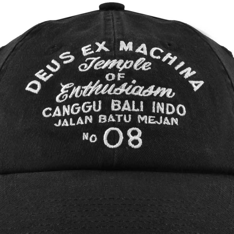 Image number 4 for Deus Ex Machina Canggu Sign Cap Black
