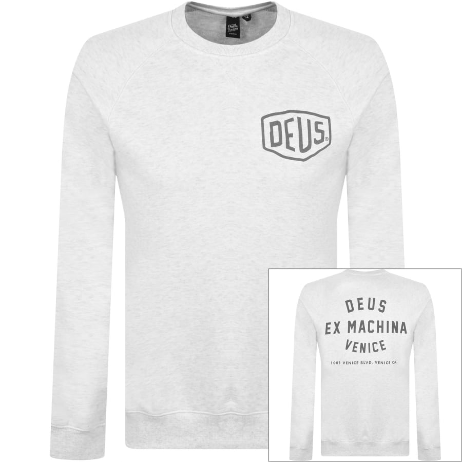 Image number 1 for Deus Ex Machina Venice Address Sweatshirt Grey
