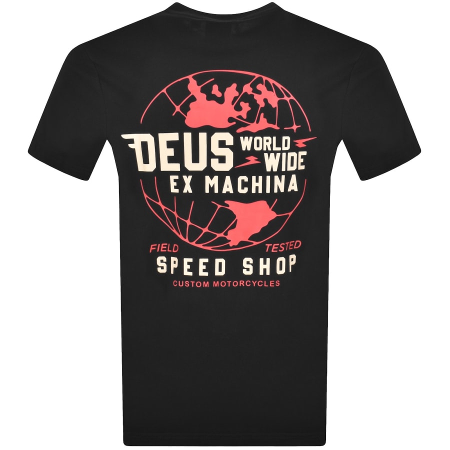 Image number 5 for Deus Ex Machina Global Spark T Shirt Black