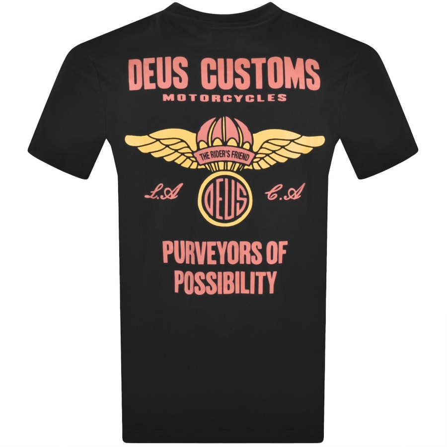 Image number 5 for Deus Ex Machina Cutaway T Shirt Black