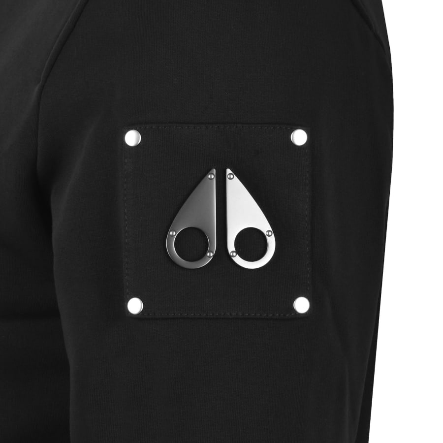 Image number 4 for Moose Knuckles Classic Bunny Hoodie Black
