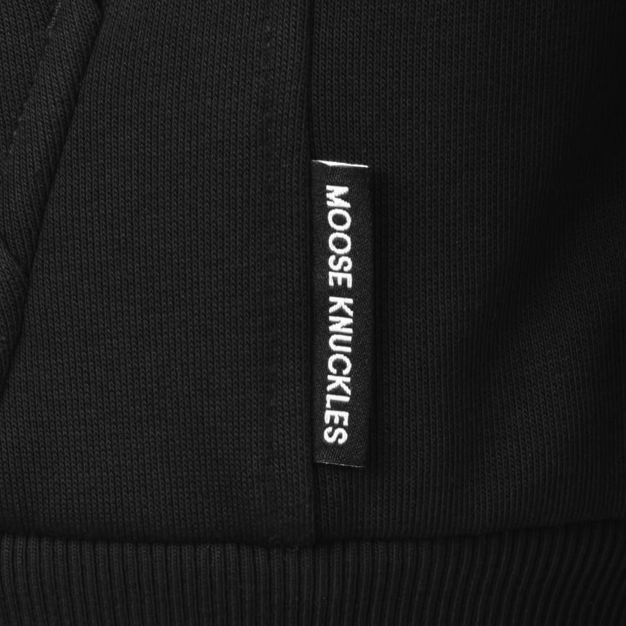Image number 5 for Moose Knuckles Classic Bunny Hoodie Black