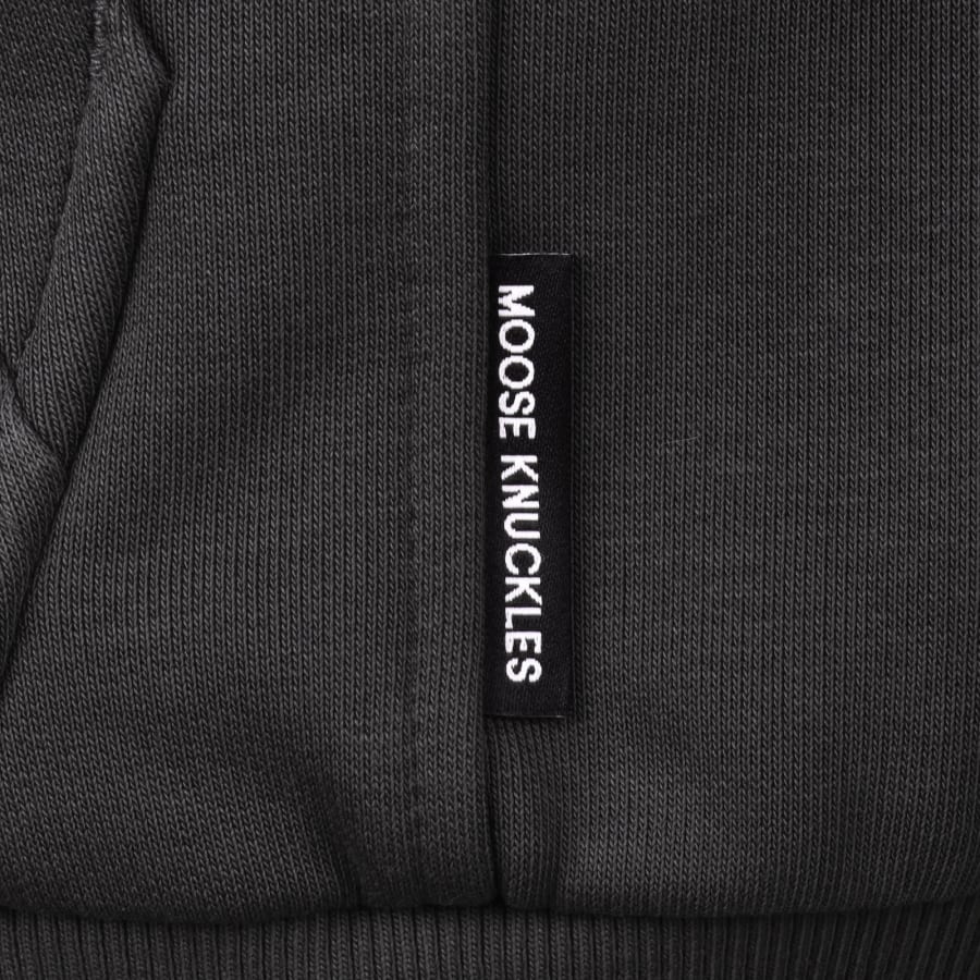 Image number 5 for Moose Knuckles Classic Bunny Hoodie Grey
