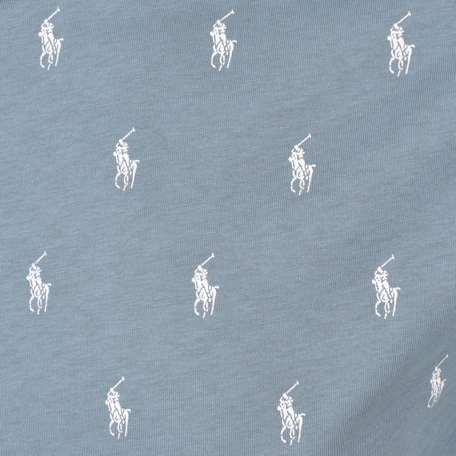 Image number 3 for Ralph Lauren Lounge Crew Neck T Shirt Blue