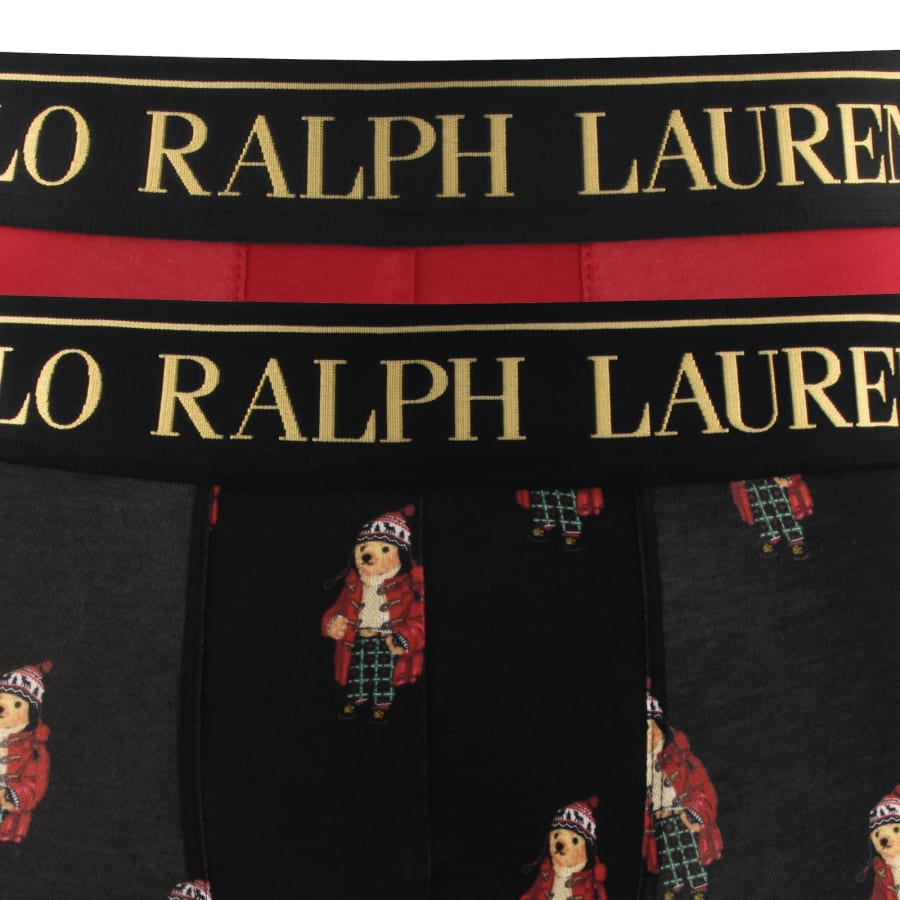 Image number 4 for Ralph Lauren Underwear 2 Pack Trunks Black