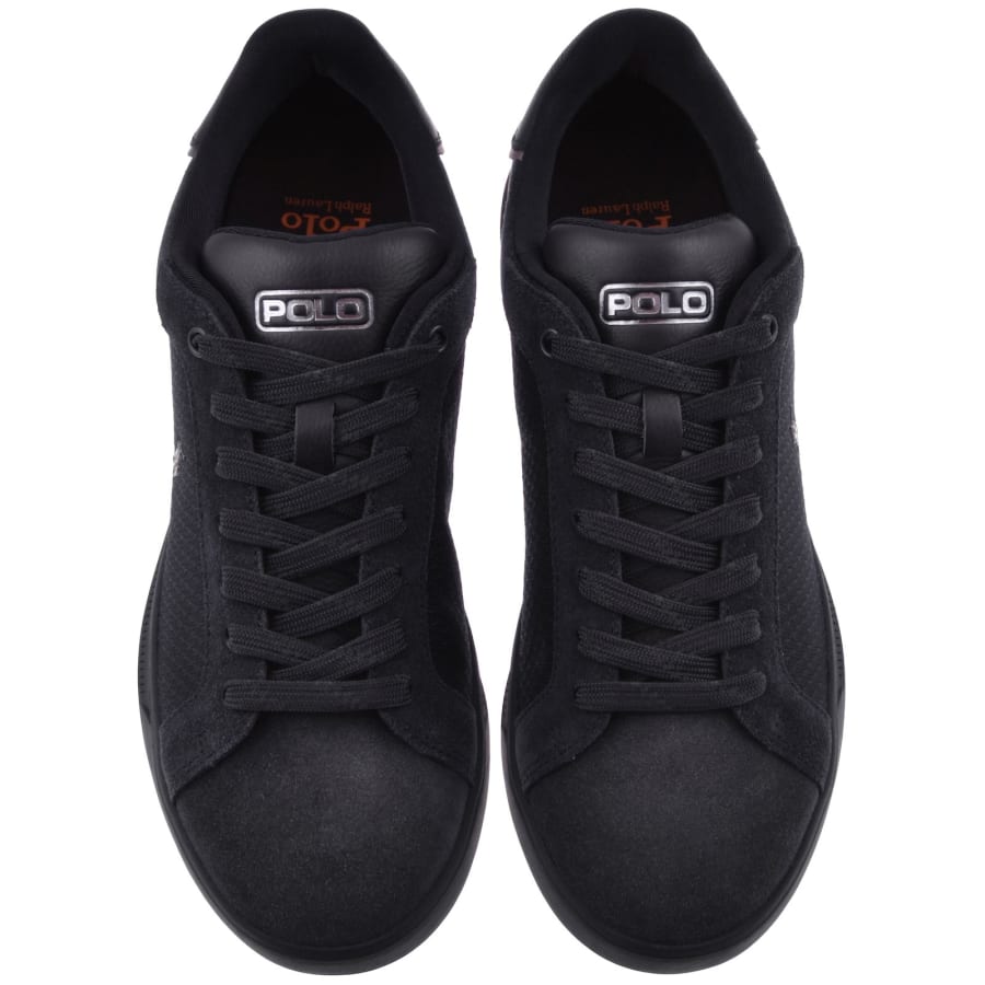 Image number 3 for Ralph Lauren Polo Low Top Trainers Navy