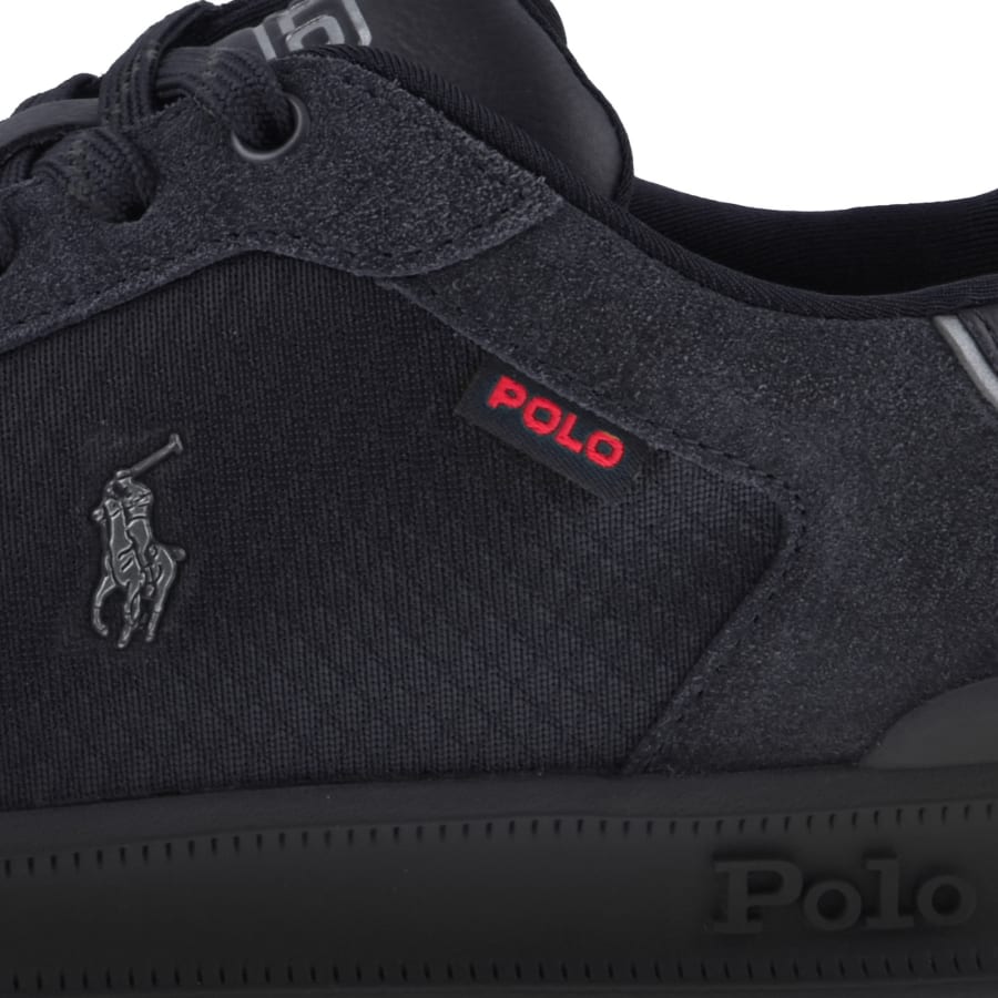 Image number 4 for Ralph Lauren Polo Low Top Trainers Navy