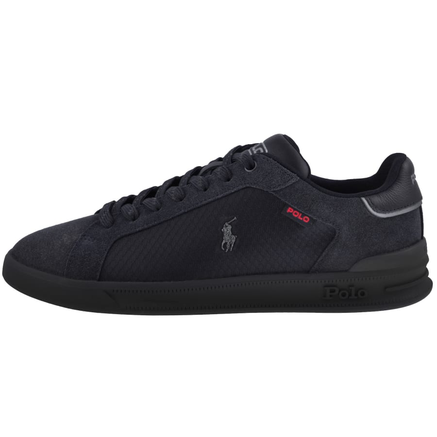 Image number 1 for Ralph Lauren Polo Low Top Trainers Navy