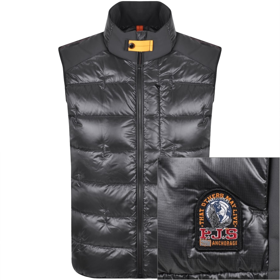 Image number 1 for Parajumpers Millet Gilet Grey