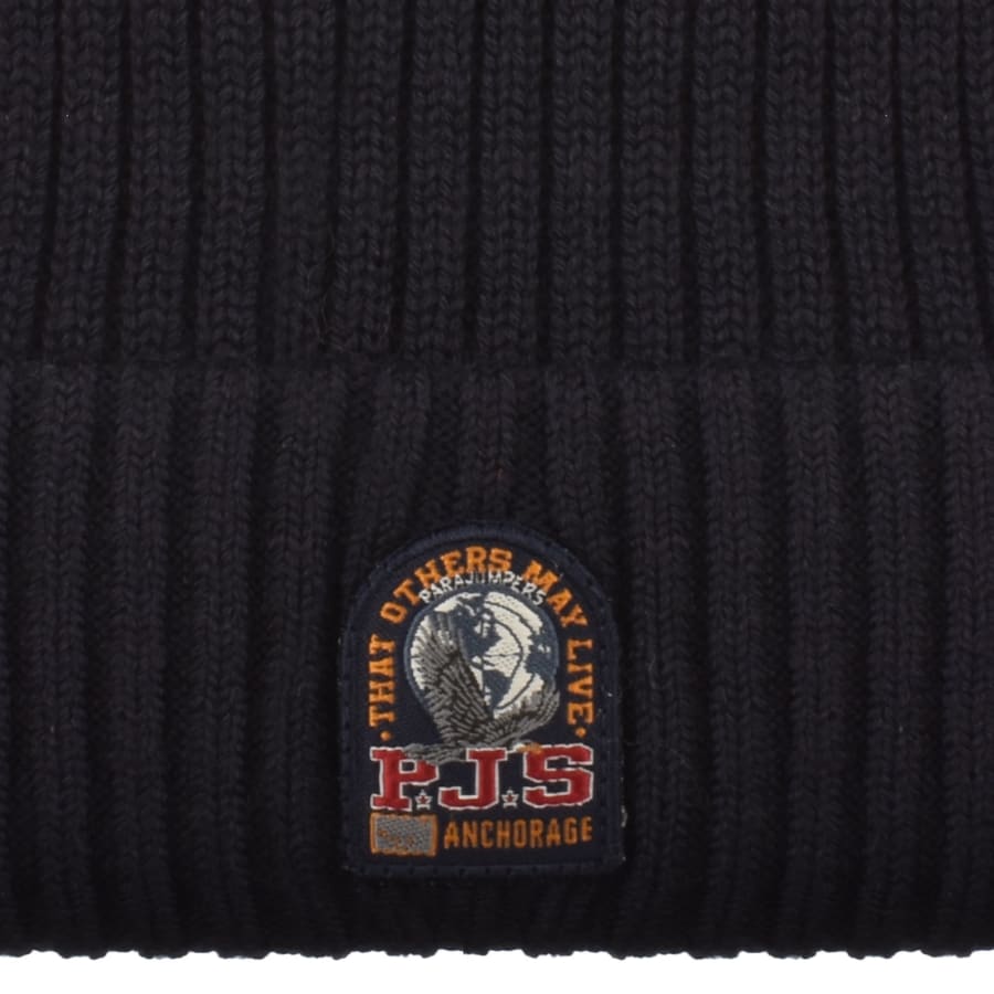 Image number 3 for Parajumpers Matio Beanie Hat Navy