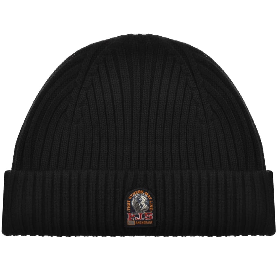 Image number 1 for Parajumpers Matio Beanie Hat Black