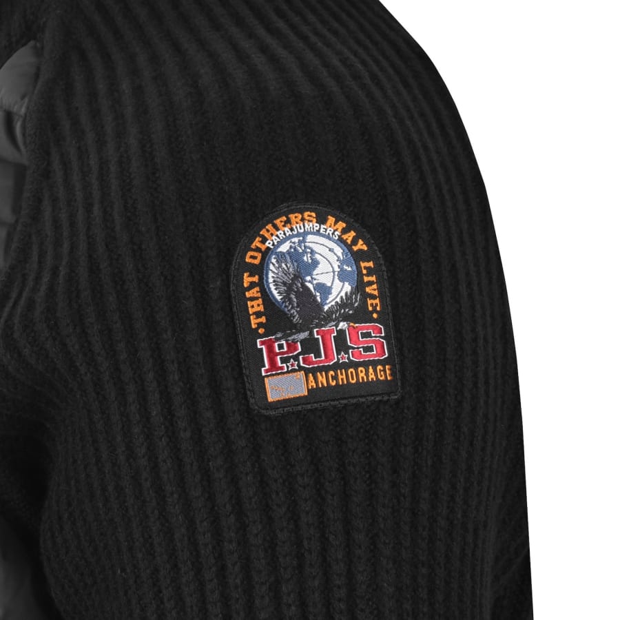 Image number 3 for Parajumpers Olmo Mixed Sweatshirt Black