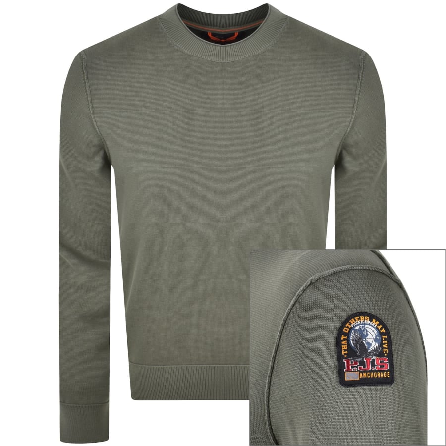 Image number 1 for Parajumpers Basic Braw Sweatshirt Green