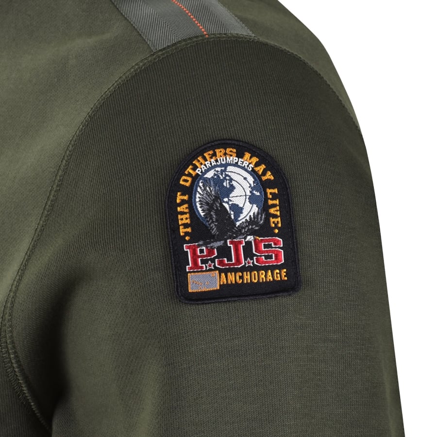 Image number 3 for Parajumpers Fergus Sweatshirt Green