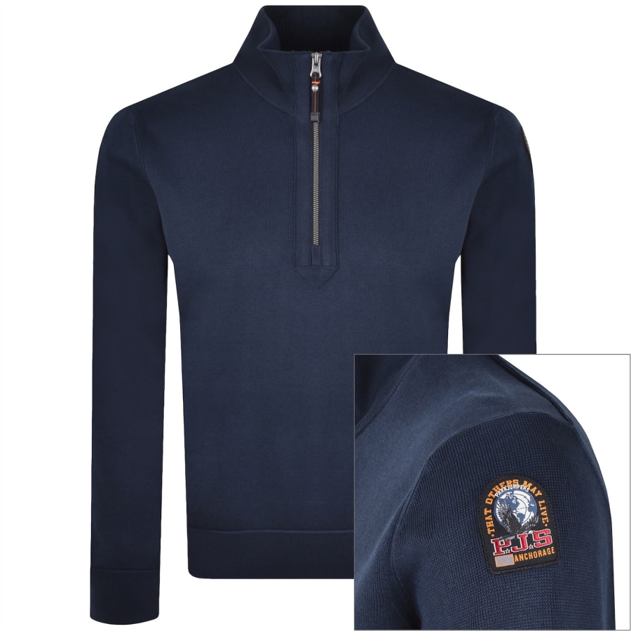 Image number 1 for Parajumpers Basic Scoe Sweatshirt Navy