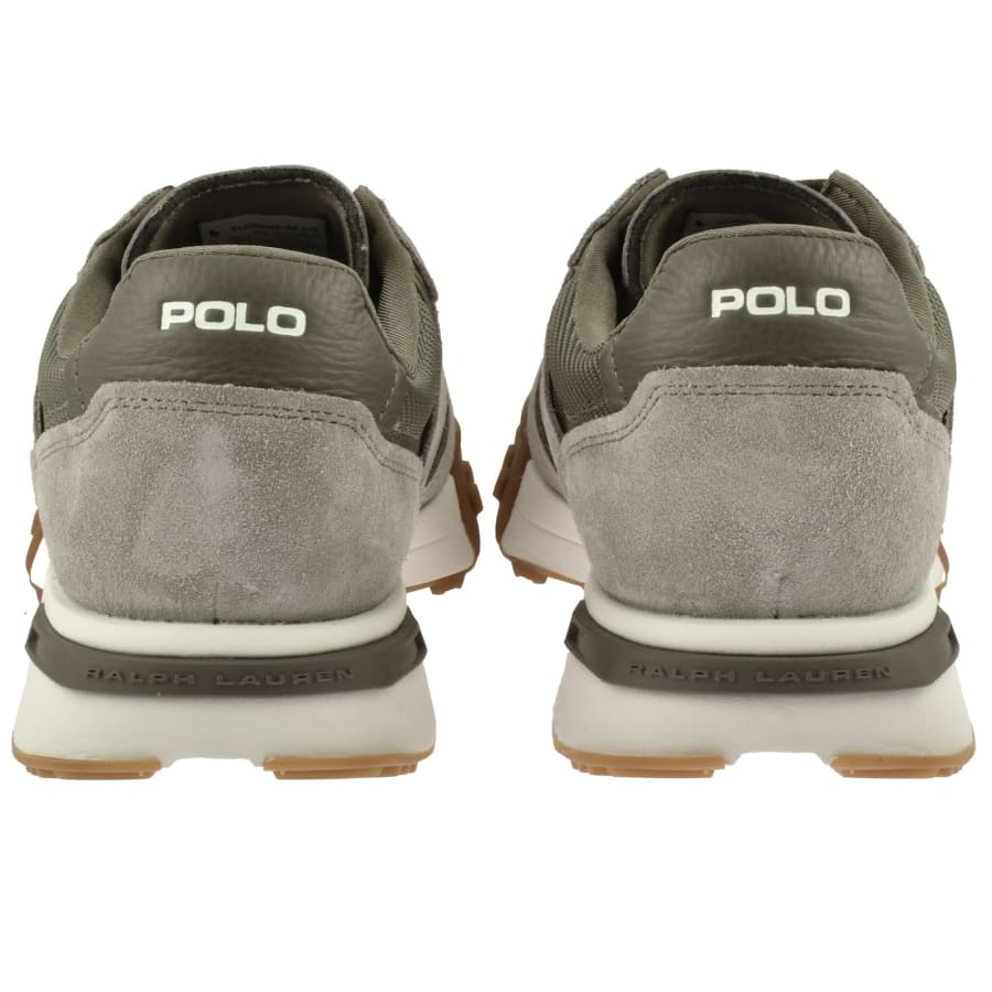 Image number 2 for Ralph Lauren Eldridge Trainers Grey