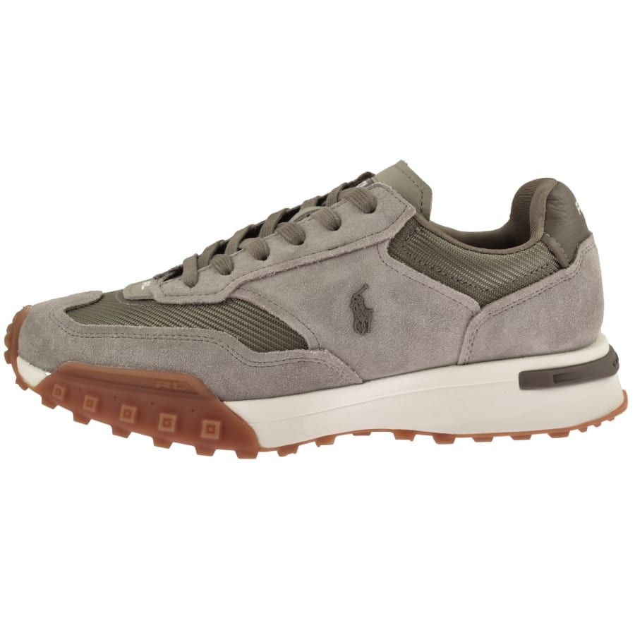 Image number 1 for Ralph Lauren Eldridge Trainers Grey