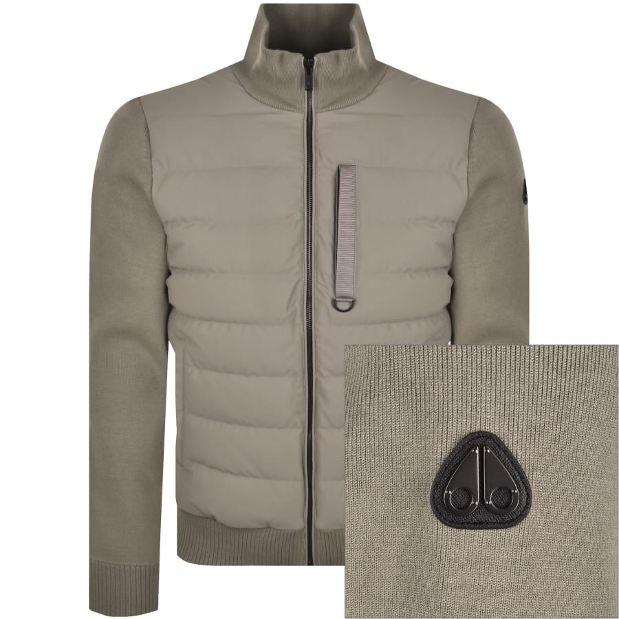 Image number 1 for Moose Knuckles Kamet Hybrid Jacket Brown