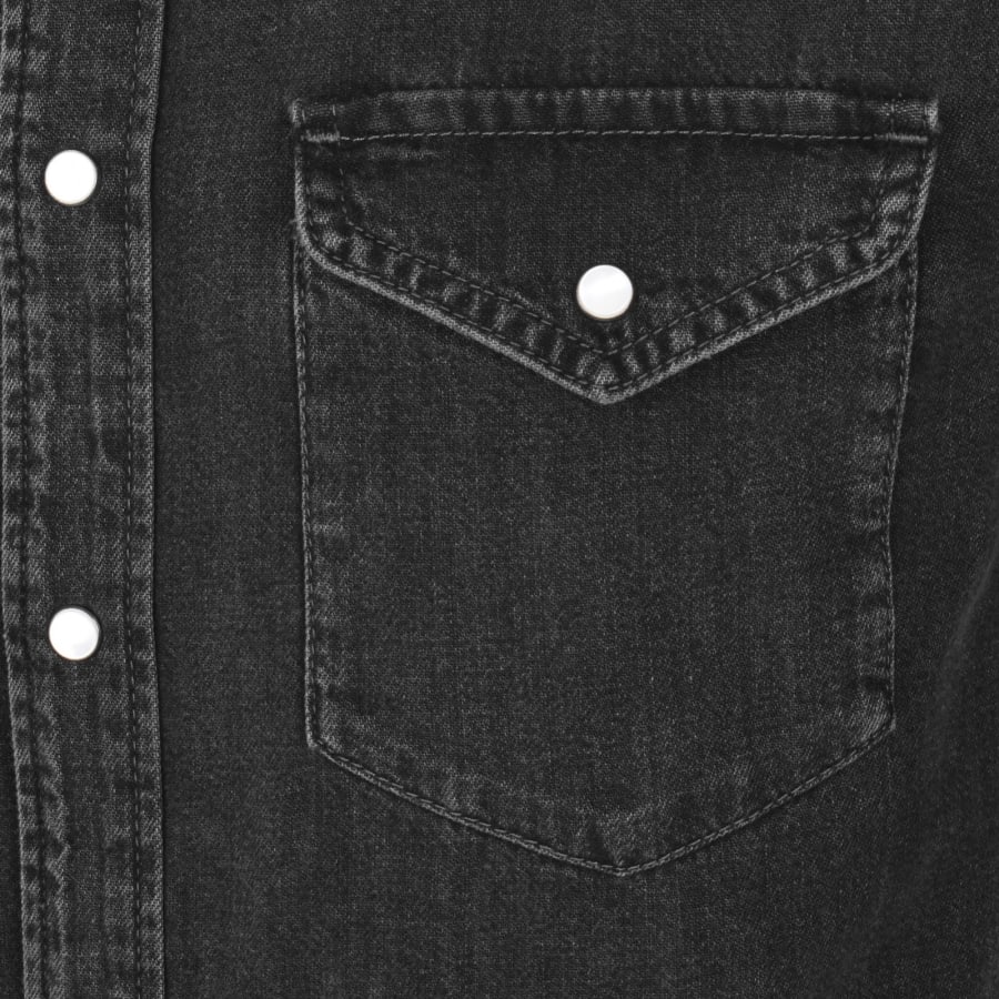 Image number 4 for Tommy Hilfiger Western Denim Shirt Grey