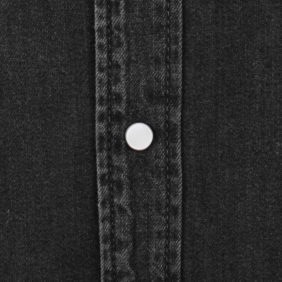 Image number 5 for Tommy Hilfiger Western Denim Shirt Grey