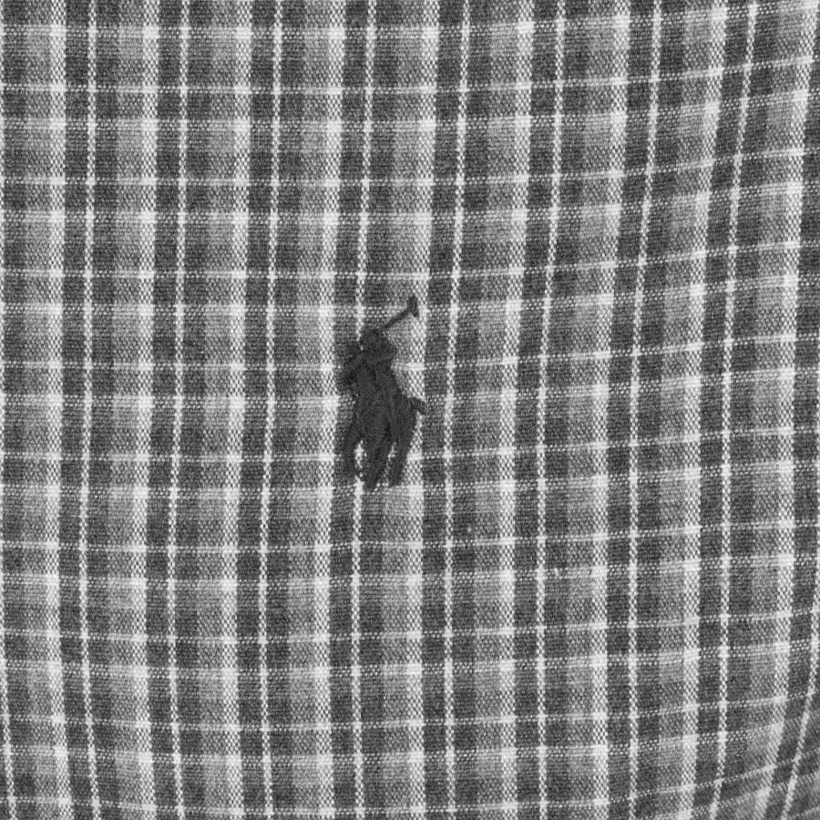 Image number 3 for Ralph Lauren Check Long Sleeve Shirt Grey