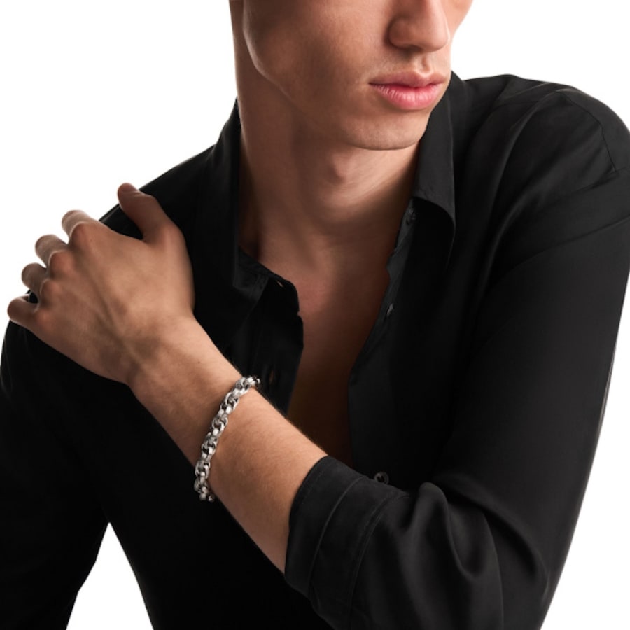 Image number 3 for Emporio Armani Stainless Steel Bracelet Silver