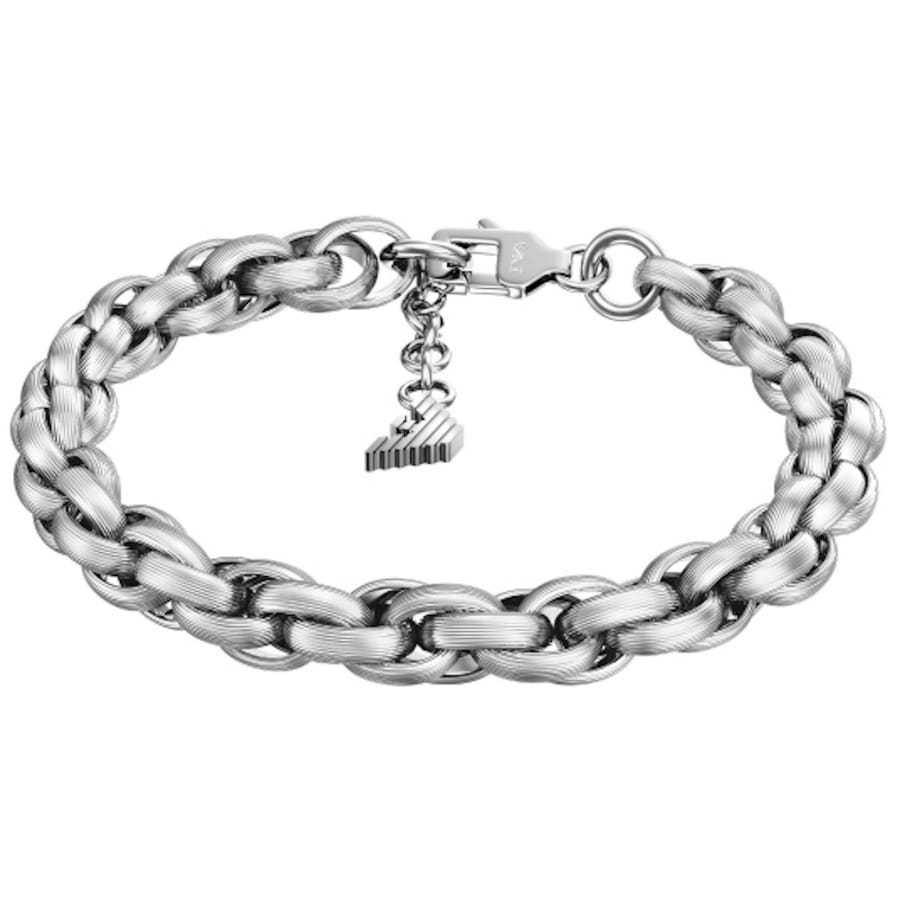 Image number 1 for Emporio Armani Stainless Steel Bracelet Silver