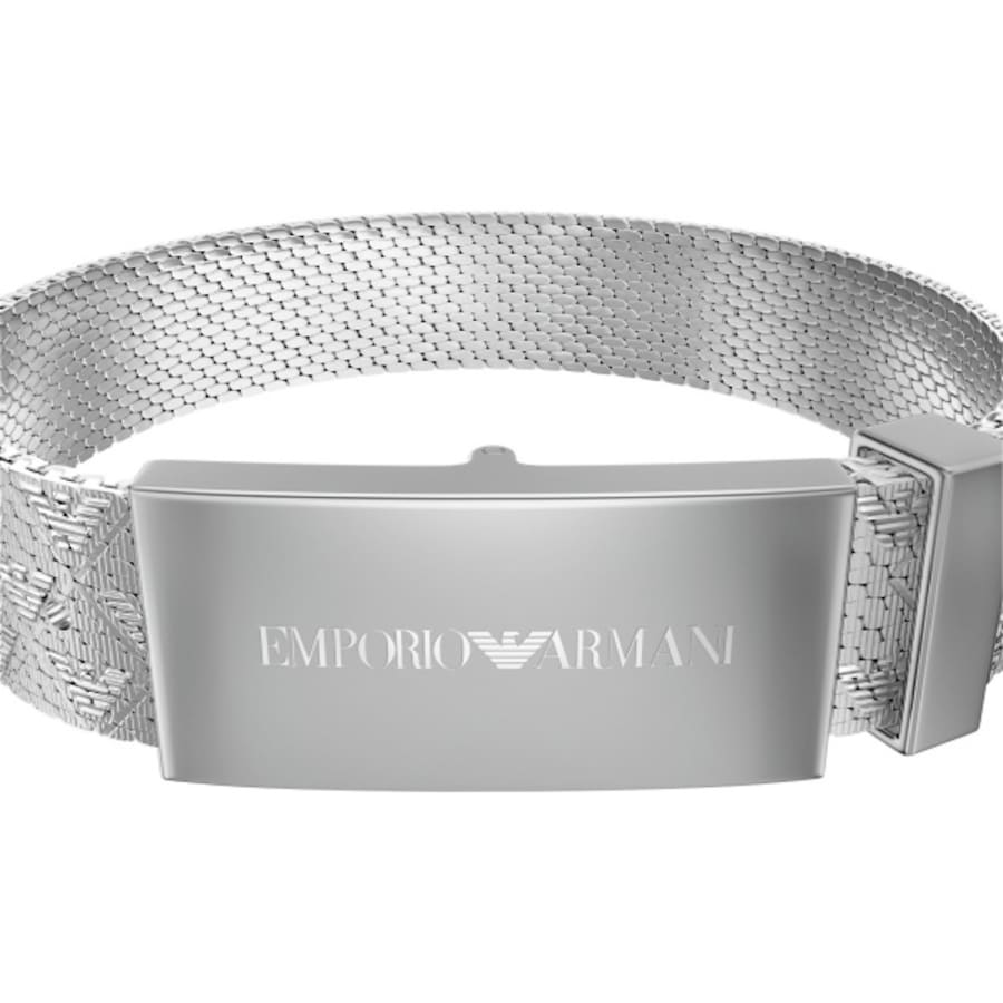 Image number 2 for Emporio Armani Stainless Steel ID Bracelet Silver