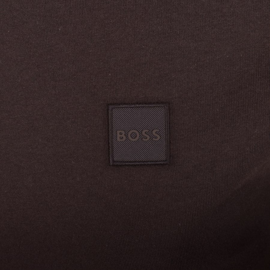 Image number 3 for BOSS Tales T Shirt Dark Brown