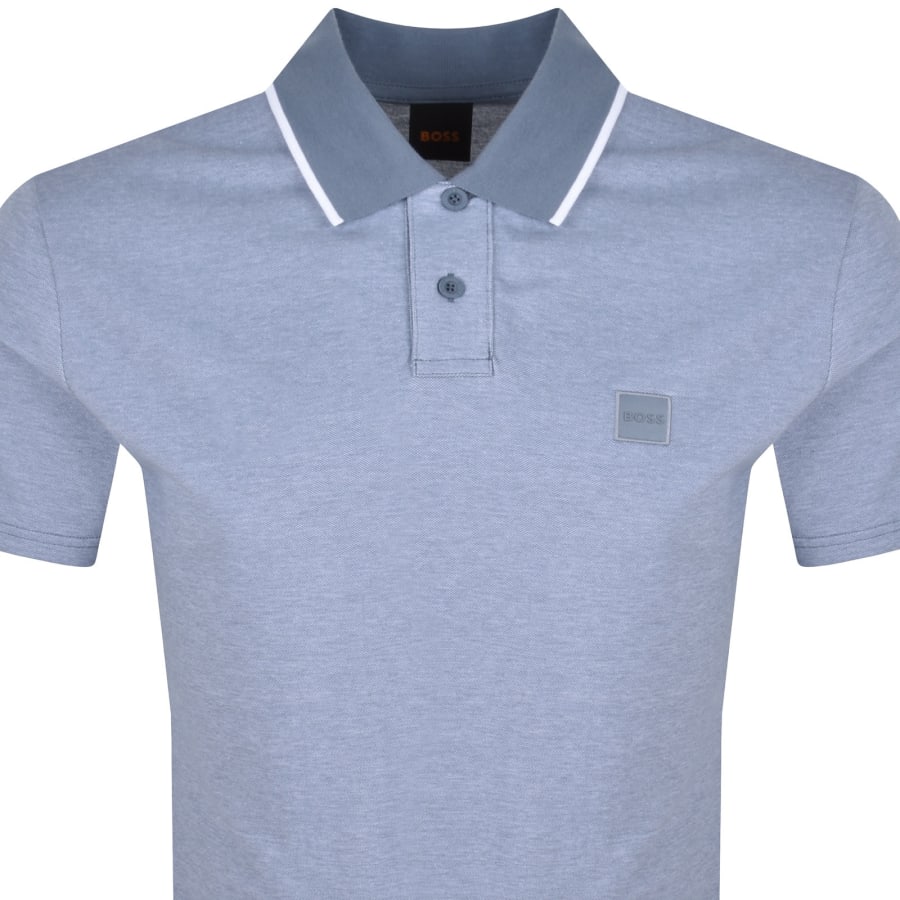 Image number 2 for BOSS Passerford Polo T Shirt Blue
