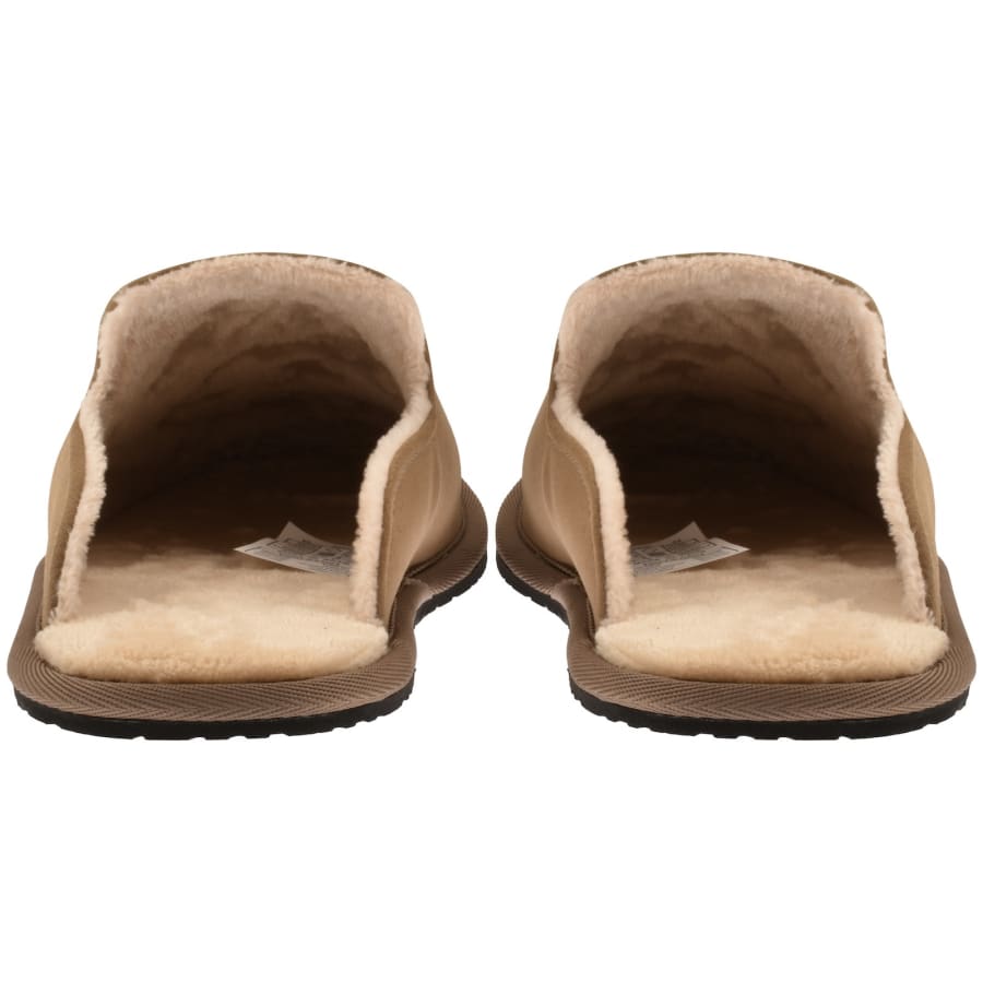 Image number 3 for BOSS Home Slippers Medium Beige