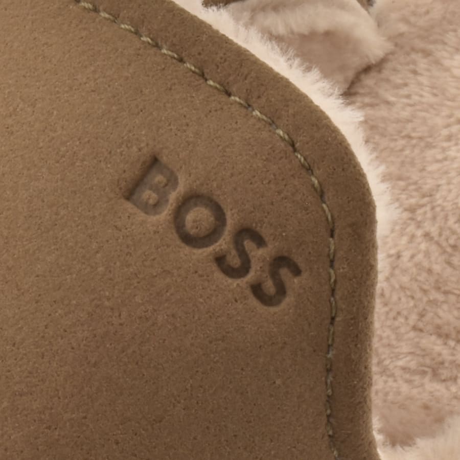 Image number 4 for BOSS Home Slippers Medium Beige