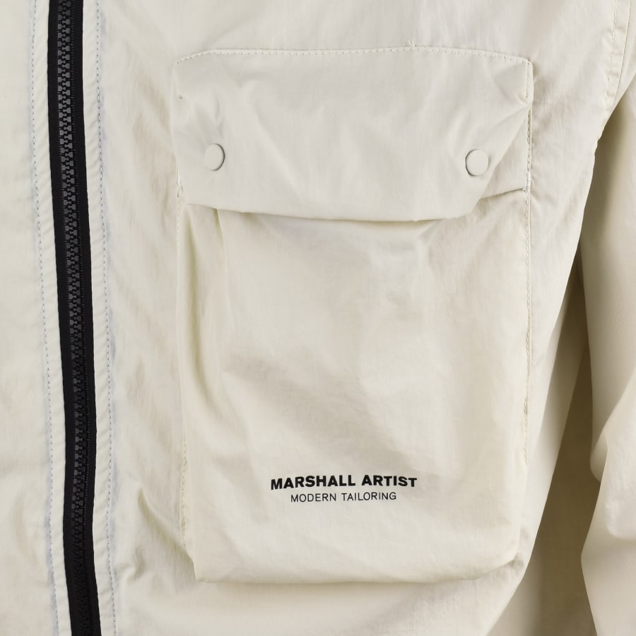 Image number 3 for Marshall Artist Centro Overshirt Cream