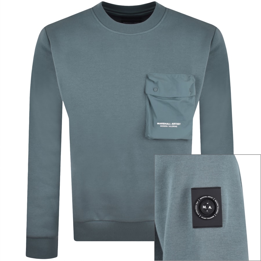 Image number 1 for Marshall Artist Centro Sweatshirt Grey