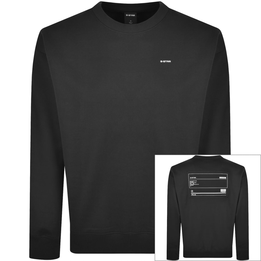 Image number 1 for G-Star Relaxed Sweatshirt Black