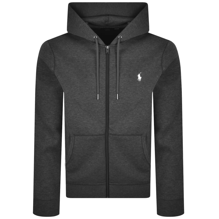 Image number 2 for Ralph Lauren Full Zip Hooded Tracksuit Grey