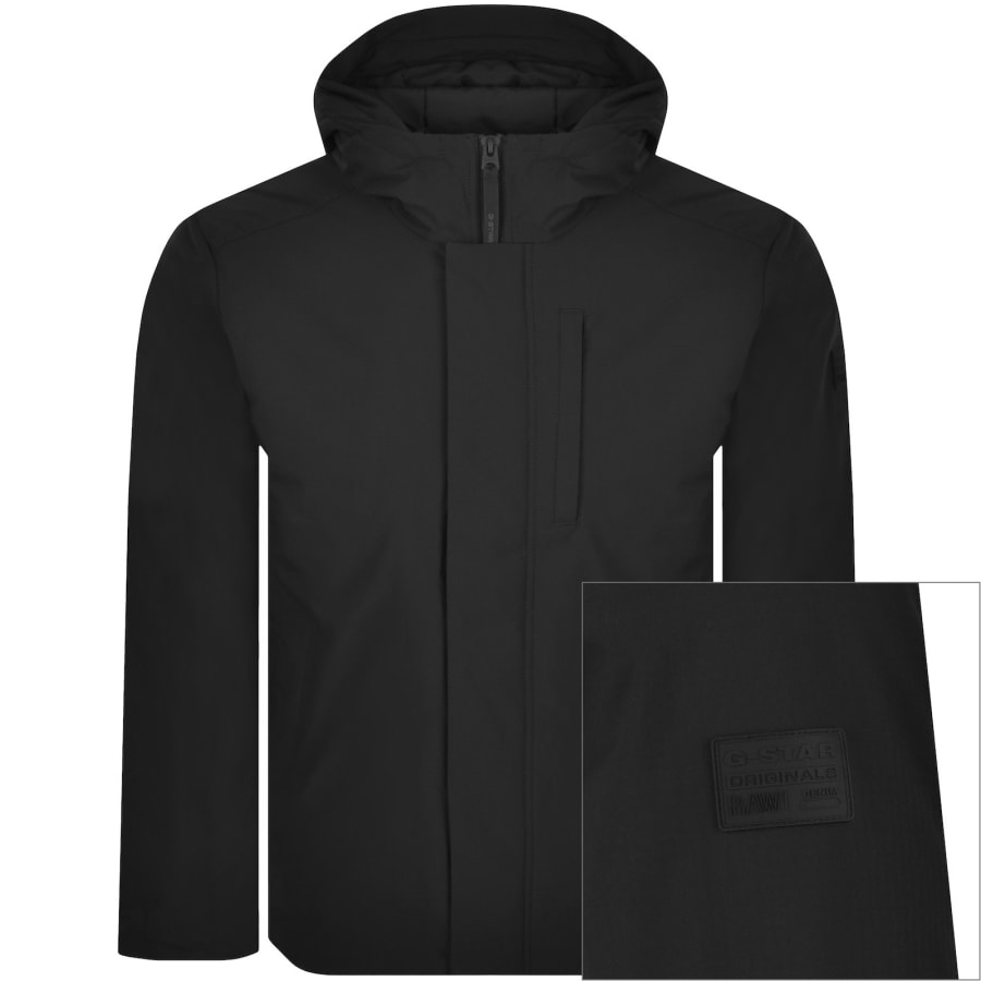 Image number 1 for G Star Clean Vodan Padded Jacket Black