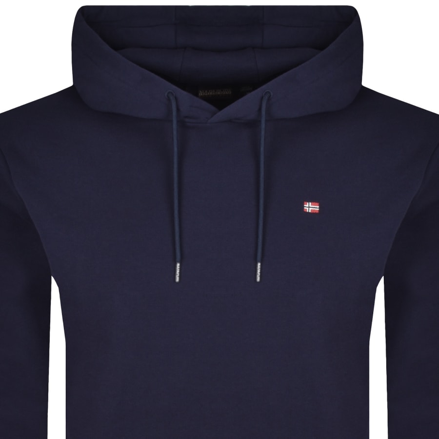 Image number 2 for Napapijri Balis Hoodie Blue Marine Navy