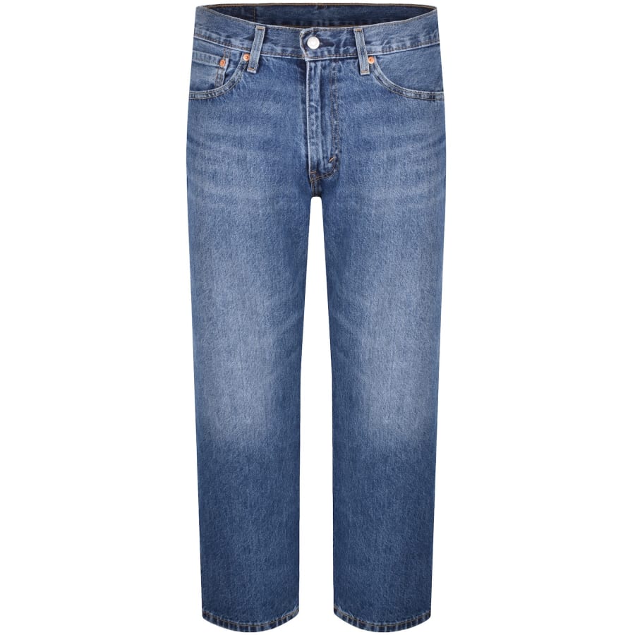Image number 2 for Levis 555 Relaxed Straight Fit Jeans Blue