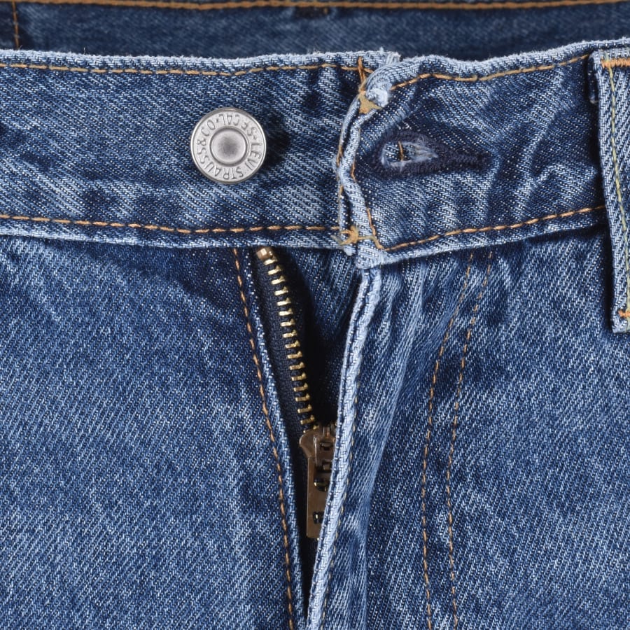 Image number 5 for Levis 555 Relaxed Straight Fit Jeans Blue